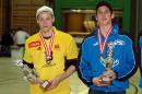 Die beiden Drittplatzierten der Saison 2004/2005: Chur Unihockey und B�lach Floorball.